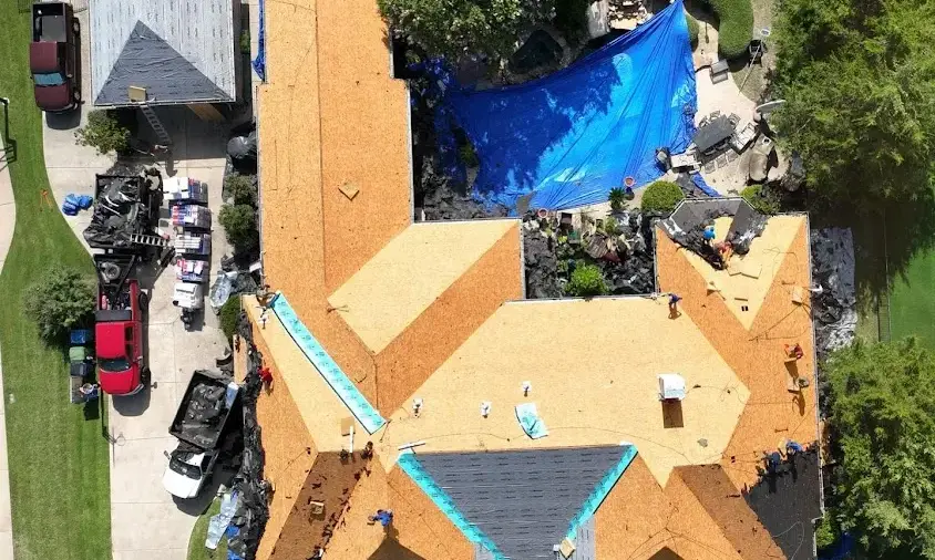 Professional Roof Repair being performed in Sanford